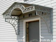 Козырек кованый (04 - 006) - горячая ковка